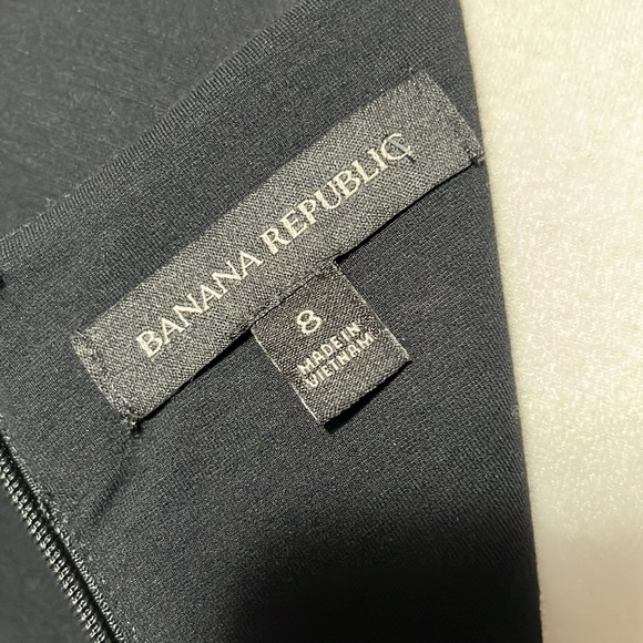 Banana Republic Bow Neck Ponte Sleeveless Sheath Dress Black - Picture 9 of 10